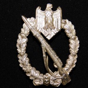 Infanterie Sturmabzeichen (ISA) / Infantry Assault Badge (IAB) Deschler & Sohn “Solid Zinc “