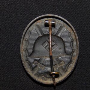 Wound Badge – WB – “VWA Verwundetenabzeichen” – black with LDO number L/56