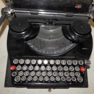 World War II  typewriter with SS runes Groma T 1943