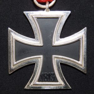 EK2 Iron Cross / Eisernes Kreuz Wächtler & Lange with so called double marked mark PKZ & LDO 100 – L55 in 100% mint condition