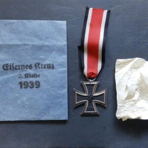 EK2 Iron Cross / Eisernes Kreuz Complet set by L. Christian Lauer PKZ Number 14