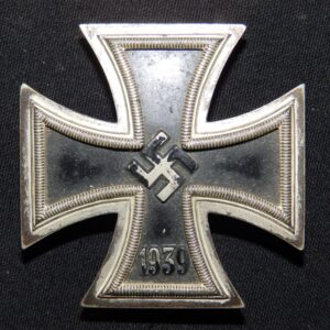 EK1 Iron Cross / Eisernes Kreuz Friedrich Orth, Wien marked PKZ number 15 regular frame, on the L/14  pin, with non-mag Zinc own core