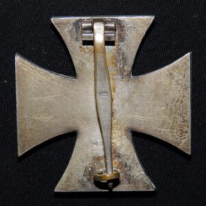 EK1 Iron Cross / Eisernes Kreuz Friedrich Orth with PKZ number 15 , with non-magnetic cooper own core, regular pin solution