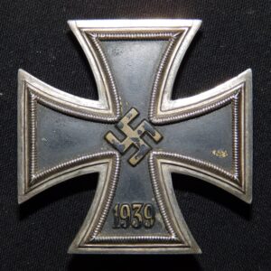 EK1 Iron Cross / Eisernes Kreuz Friedrich Orth, Wien with R. Souval frame PKZ number 15 on the regular pin with non-mag cooper own core