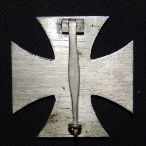 EK1 Iron Cross / Eisernes Kreuz Schauerte & Hohfeld pin back marked L/54 (with curved marked type)  (much rarer than the marked types)