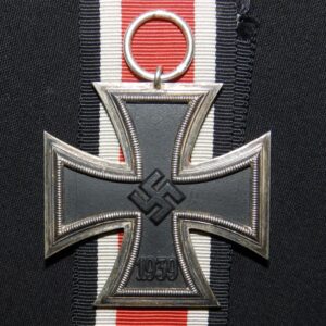 EK2 Iron Cross / Eisernes Kreuz L. Christian Lauer PKZ Number 14 set with ribbon, bag & wrapping paper