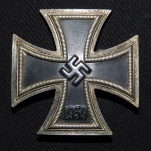 EK1 Iron Cross / Eisernes Kreuz Alois Rettenmaier LDO marked mark L59 & extra mark ” S .” with in marked box