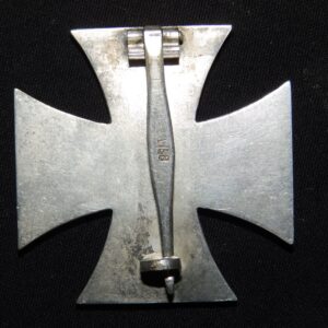 EK1 Iron Cross / Eisernes Kreuz Rudolf Souval marked mark L/58 nonmagnetic /brass/ late period wartime period types with F. Orth type inner core variant