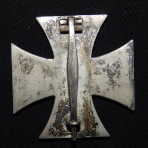 EK1 Iron Cross / Eisernes Kreuz Rudolf  Souval by Friedrich Orth Rudolf  Souval frame on the L/14 pin, with magnetic Orth own /2 type core (very rare type)